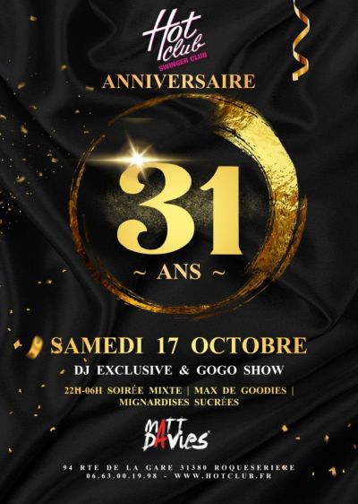 ANNIVERSAIRE du HOT CLUB